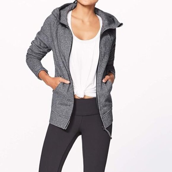 Lululemon Scuba Hoodie (Heathered Speckled EXCELLENT CONDITION! - Picture 2 of 9
